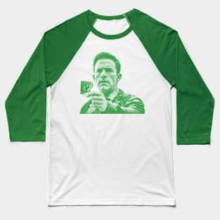 Ben-Affleck - Hypnotic  - greensolid Baseball T-Shirt